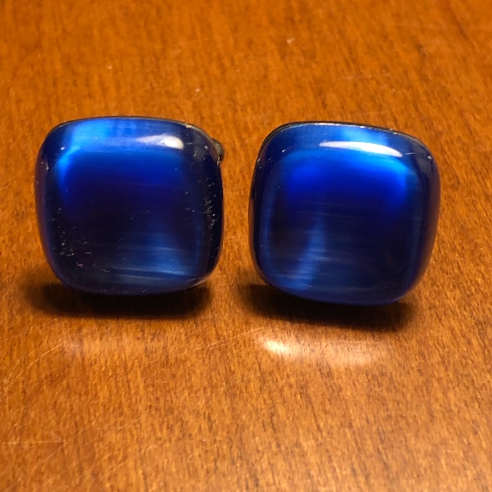 Bright Blue Cufflinks